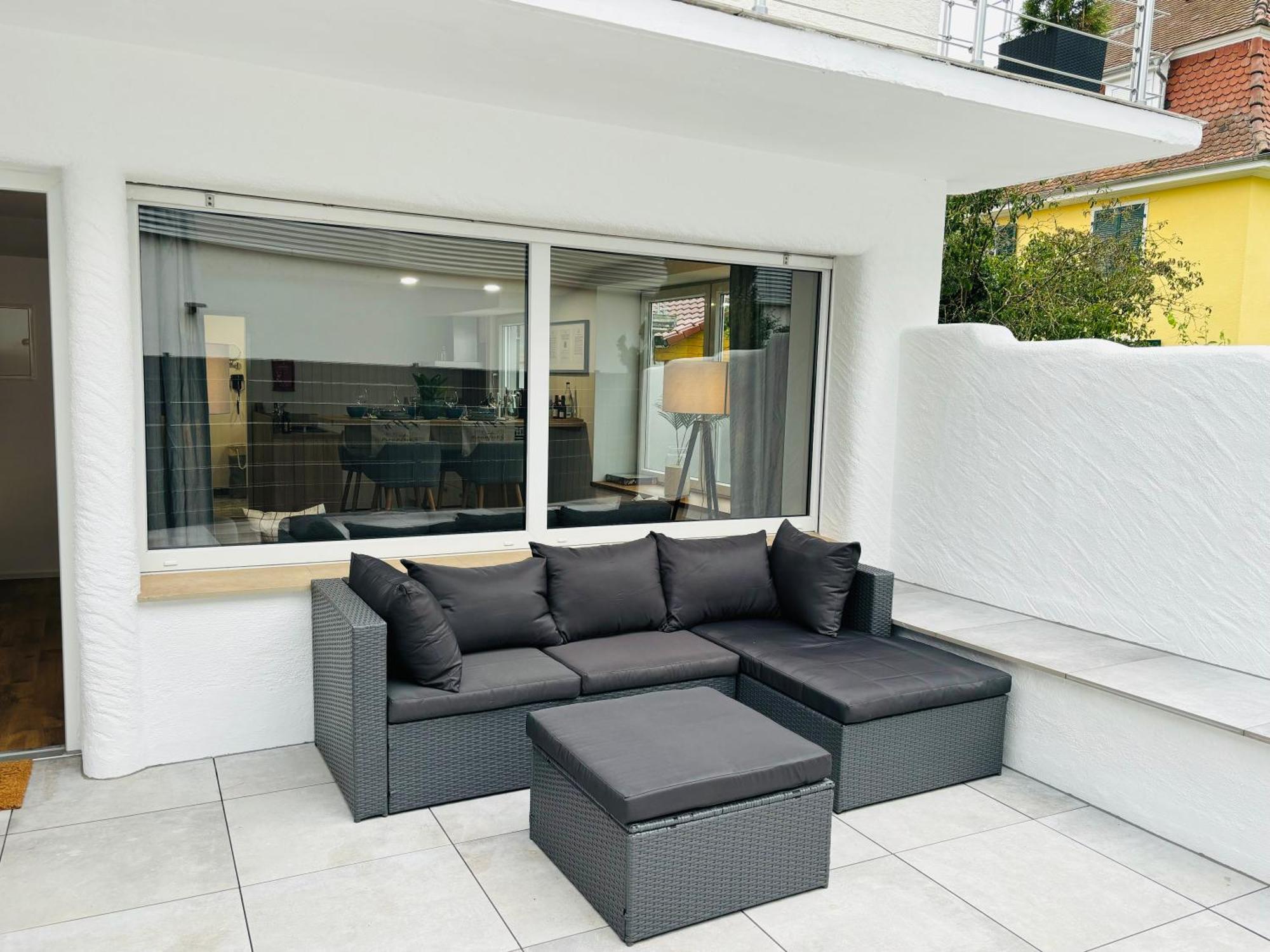 巴特贝林根Jacuzzi Terrasse 55' Tv Kueche Regendusche公寓 外观 照片
