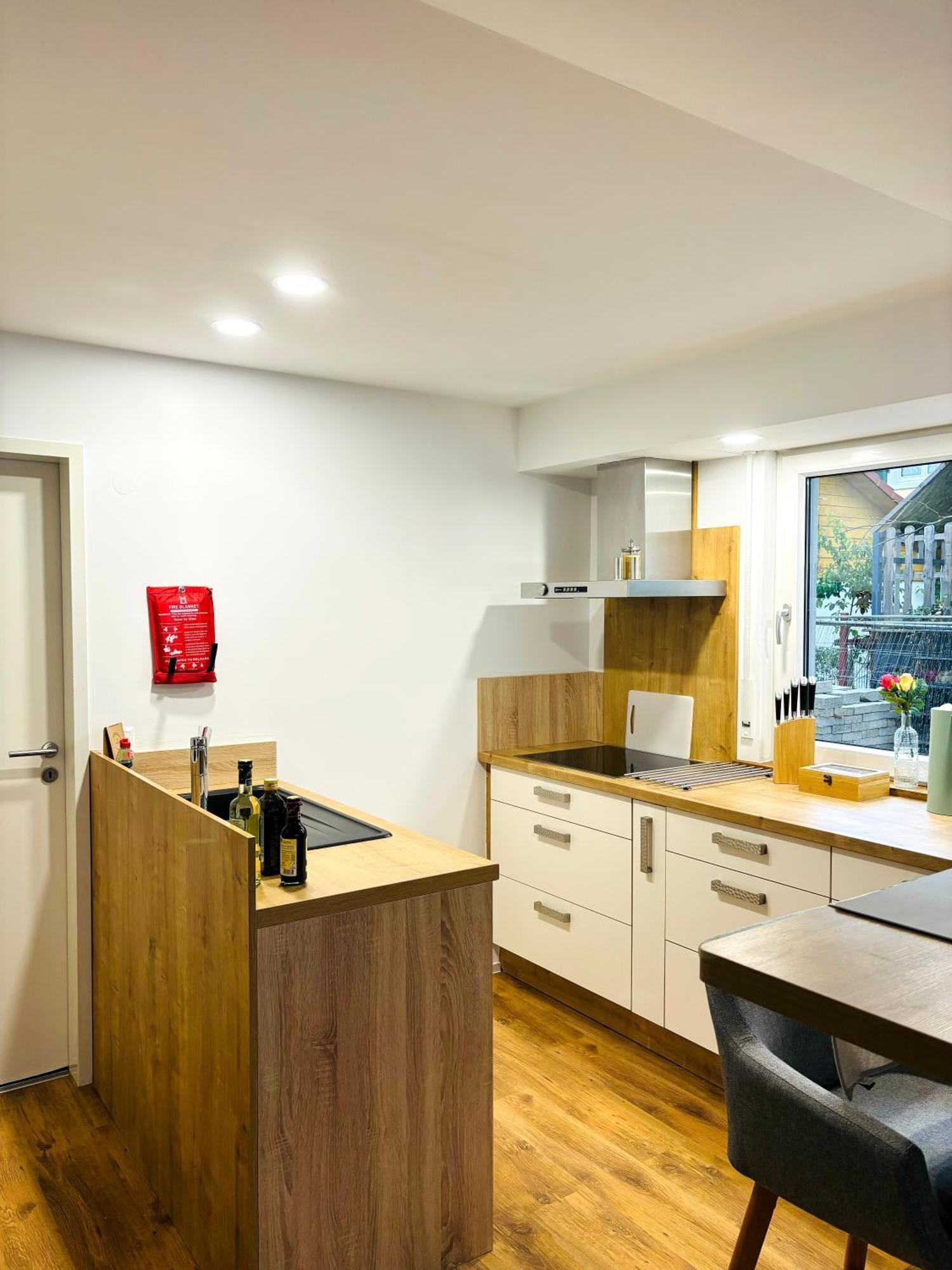 巴特贝林根Jacuzzi Terrasse 55' Tv Kueche Regendusche公寓 外观 照片