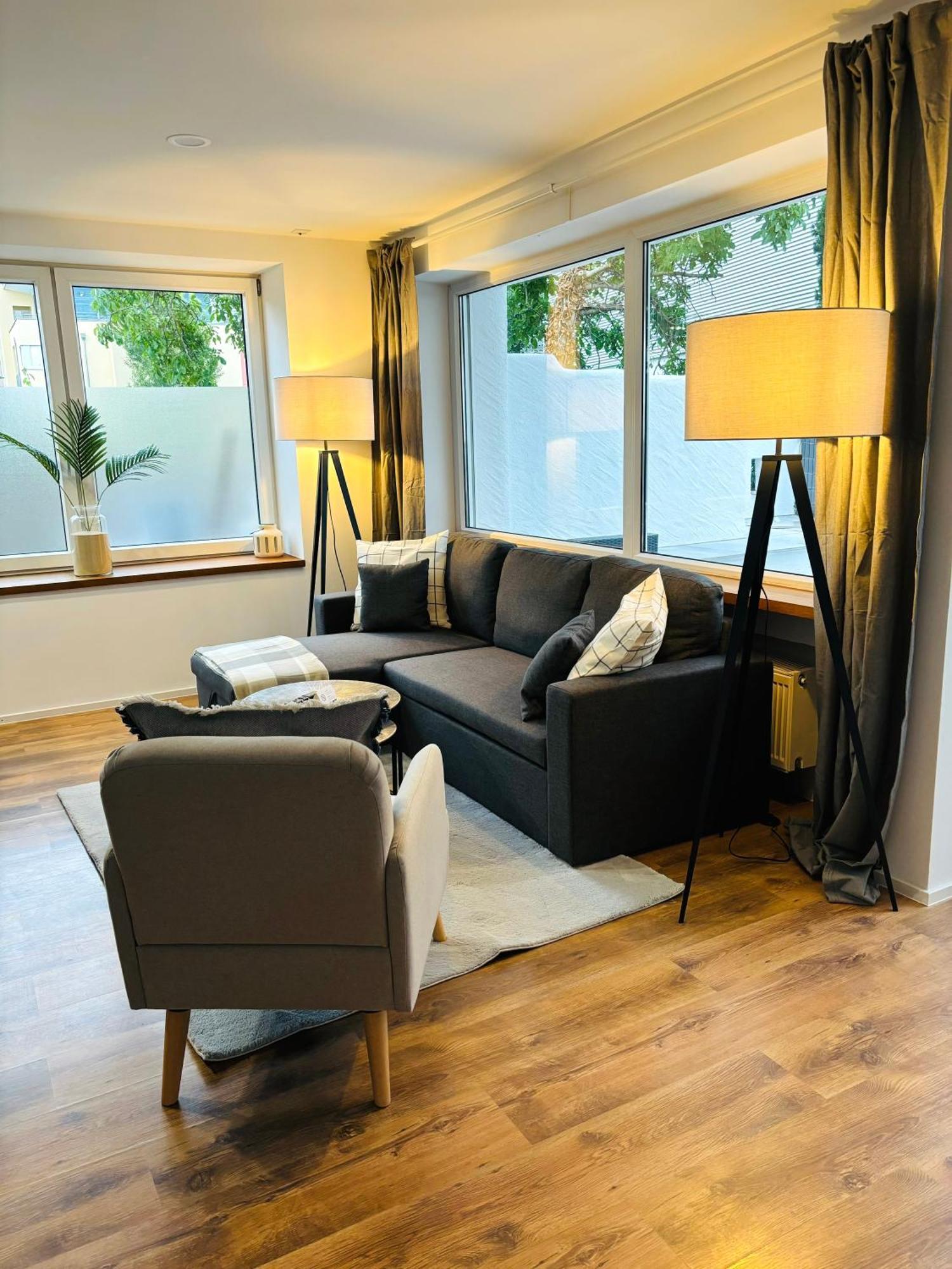 巴特贝林根Jacuzzi Terrasse 55' Tv Kueche Regendusche公寓 外观 照片